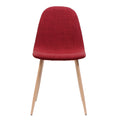 Dining Chair Red Fabric