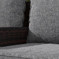 Outsunny 4 Piece Patio Chair Cushion And Back Pillow Set, Seat Replacement Patio, Cushions Set For Outdoor Garden Furniture, Gray Gray Fabric