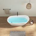 67'' Acrylic Freestanding Soaking Bathtub With