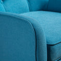 Arm Chair Teal Fabric
