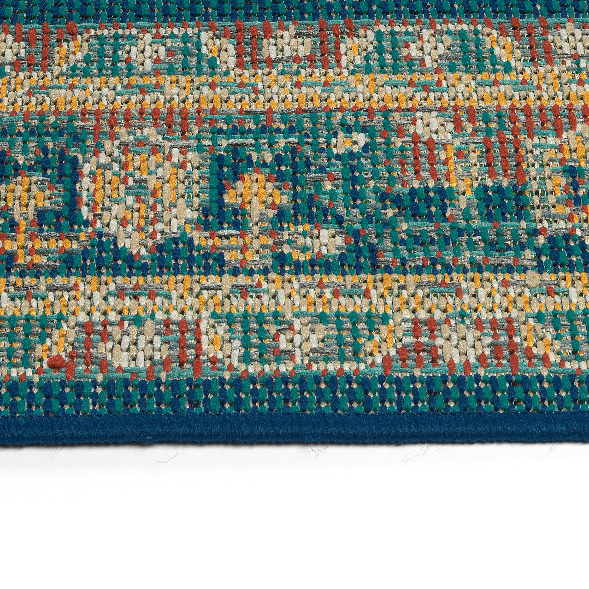 Traditional, Transitional, Oriental, Medallion, Border, Cut Pile 7'2" X 10'5" Rectangle Area Rug Blue Polypropylene