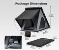 Lightweight Roof Top Tent Without Ladder Black Modern Aluminium,Oxford Fabric