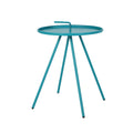 Vida 16.5 Side Table Teal Iron