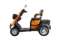 Heavy Duty 4 Wheel Mobility Scooters For Seniors & Adults 500Lbs Capacity Orange Abs Pc