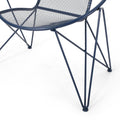 Georgia Chair Navy Blue Iron