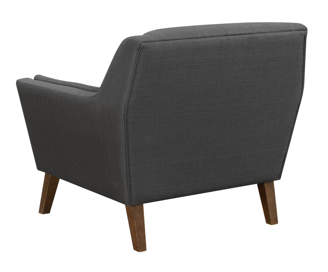 Browning Gray Accent Chair Gray Foam Engineered Wood