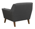 Browning Gray Accent Chair Gray Foam Engineered Wood