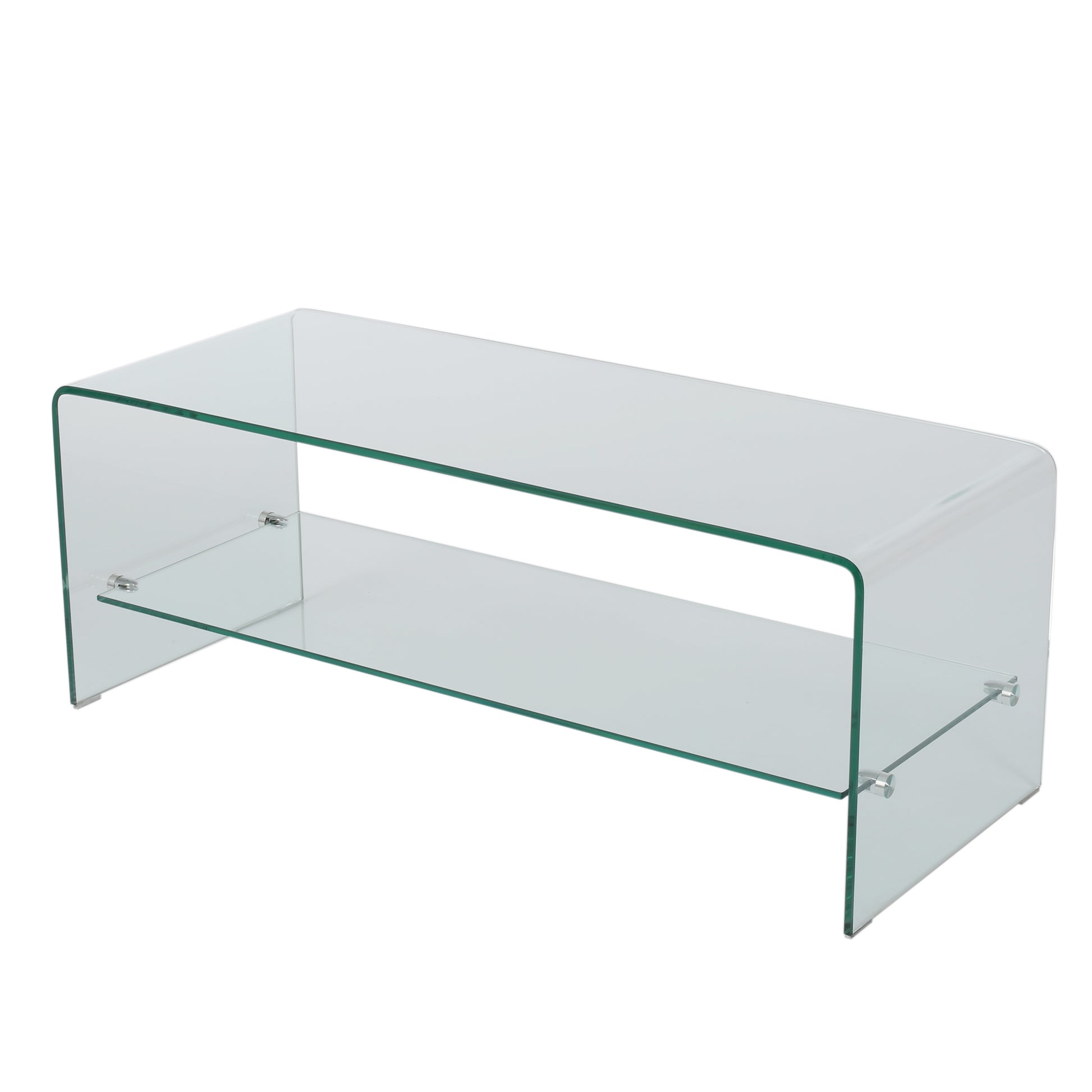 Tv Stand Clear 39 Inches Or Less Glass