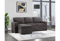 Territory Dark Grey Pull Out Sofa Bed Dark Gray Fabric 3 Seat