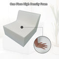 Fireside Chair, Lazy Floor Sofa Couch, Teddy Velvet Bean Bag Chair, Tatami Sofa With High Resilience Foam For Living Room, Bedroom, Office Salon, Gray Gray Soft Foam Foam,Teddy