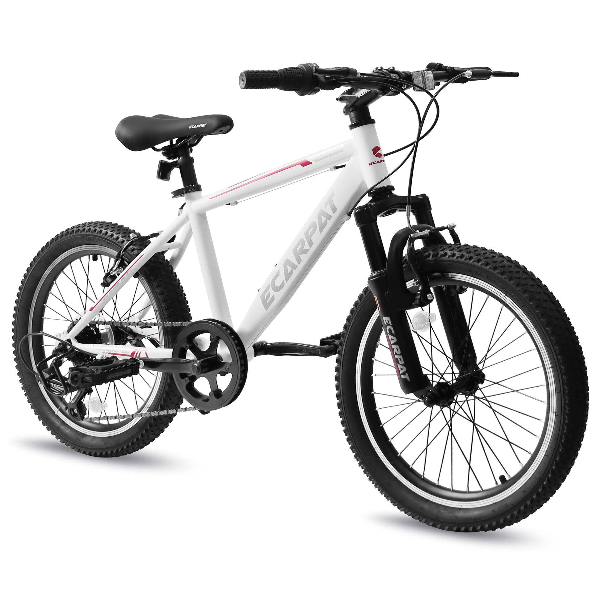 A20215 Kids Bicycle 20 Inch Kids Montain Bike Gear 7 Speed Bike For Boys And Girls White Pink Steel