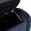 Coolmore Storage Ottoman,Bedroom End Bench,Upholstered Fabric Storage Ottoman With Safety Hinge, Entryway Padded Footstool, Ottoman Bench For Living Room & Bedroom Navy Navy Primary Living Space Foam Corduroy