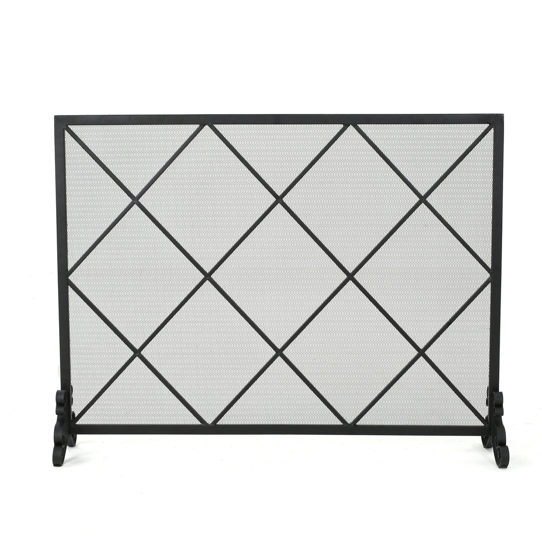 Fire Screens Black Iron