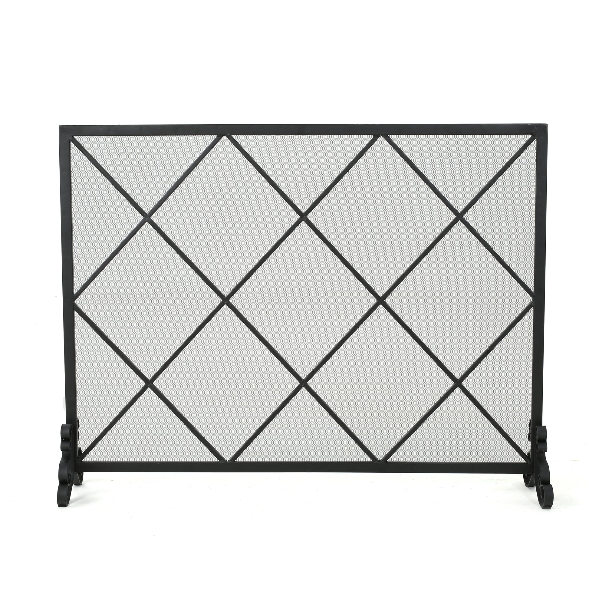 Fire Screens Black Iron