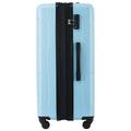 2 Piece Luggage Set With Bags Expanable Spinner Wheels Abs Lightweight Suitcase With Tsa Lock 20Inch 28Inch Light Blue Abs