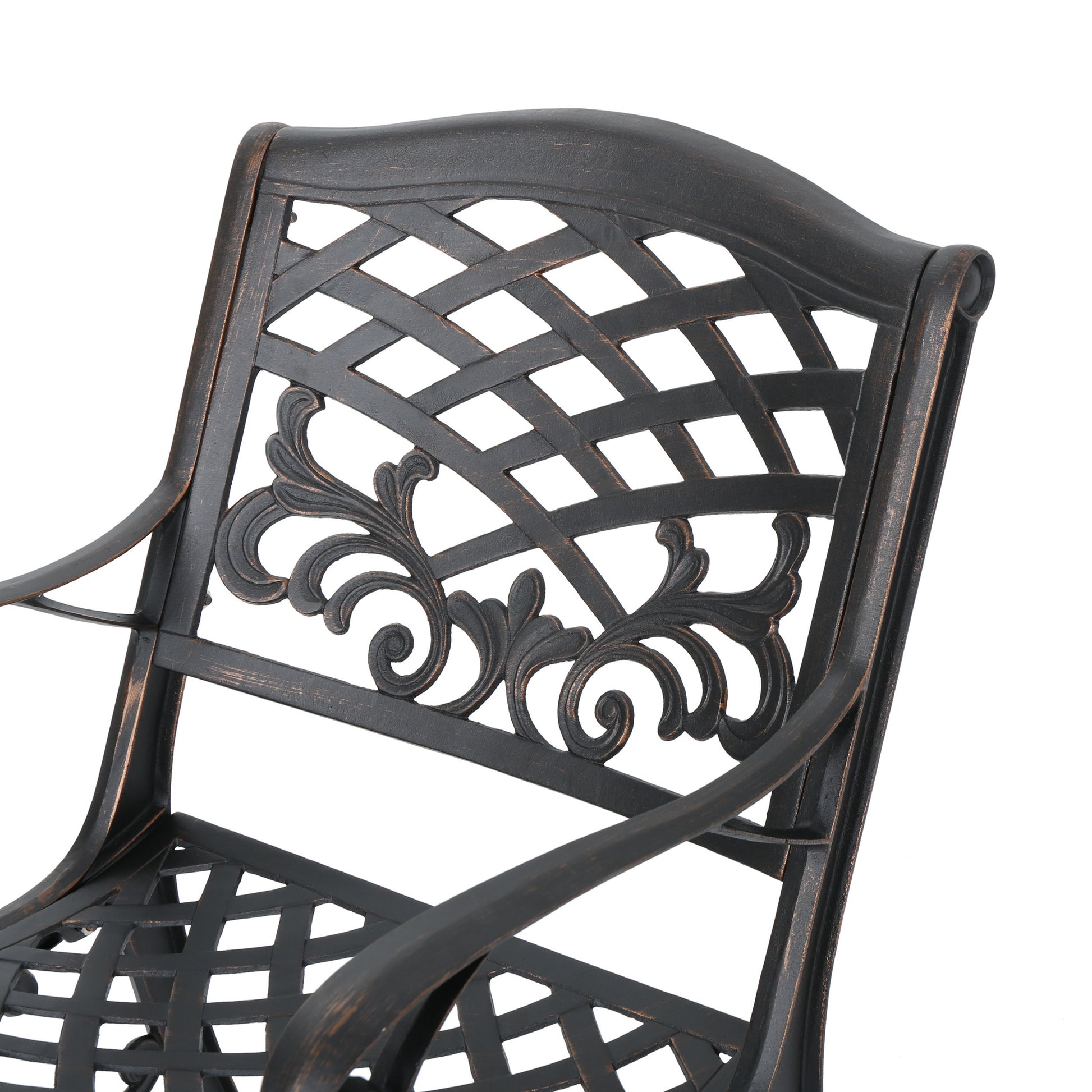 Phoenix Arm Chair Set Of 2 Copper Aluminium