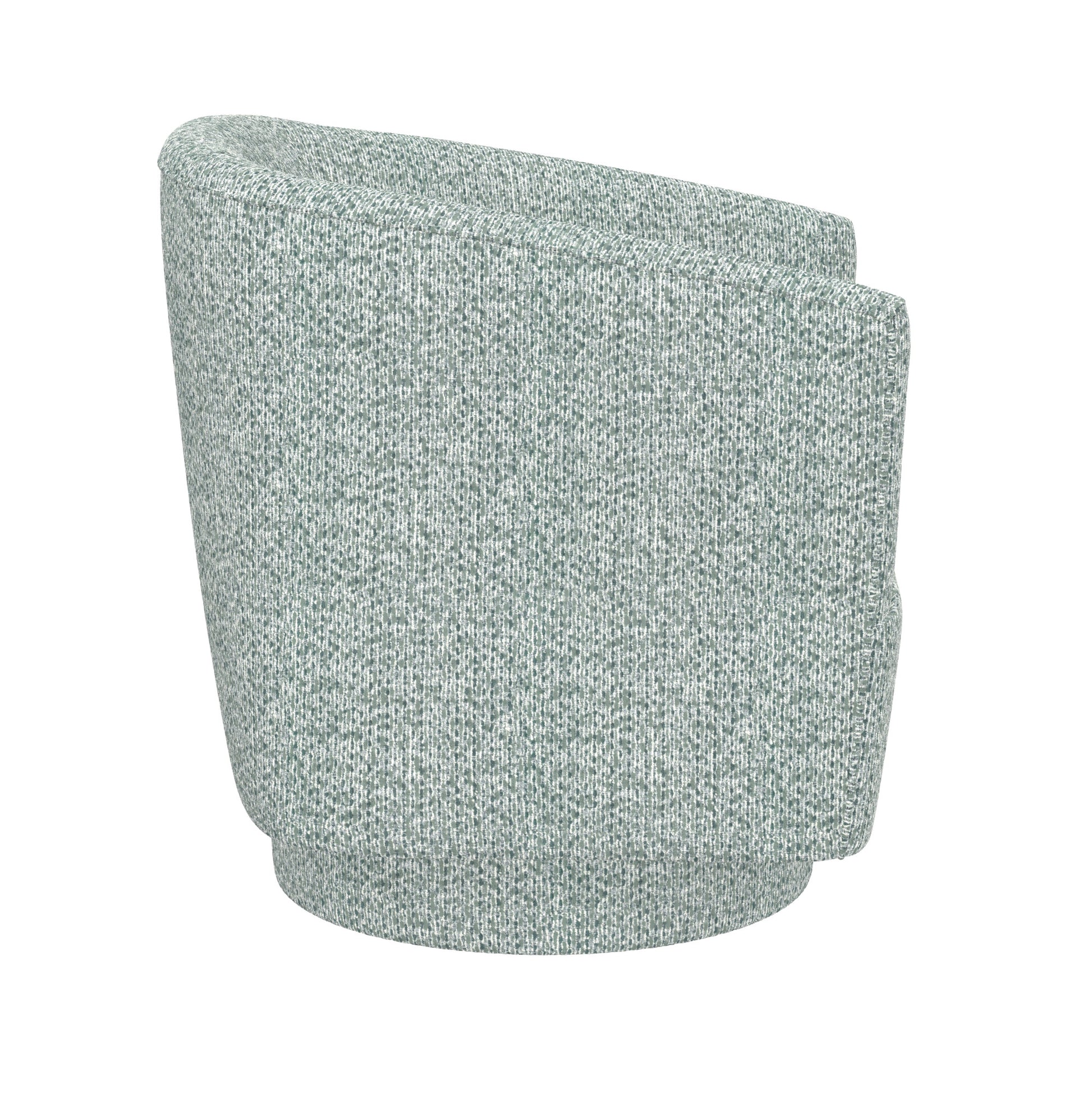 Bralin Blue Swivel Accent Chair Blue Foam Engineered Wood