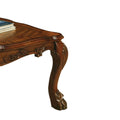 Cherry Oak Coffee Table With Claw Leg Cherry Primary Living Space Rectangular Solid Wood