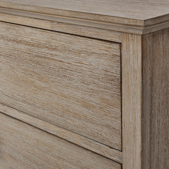 Victoria 6 Drawer Dresser Natural Solid Wood