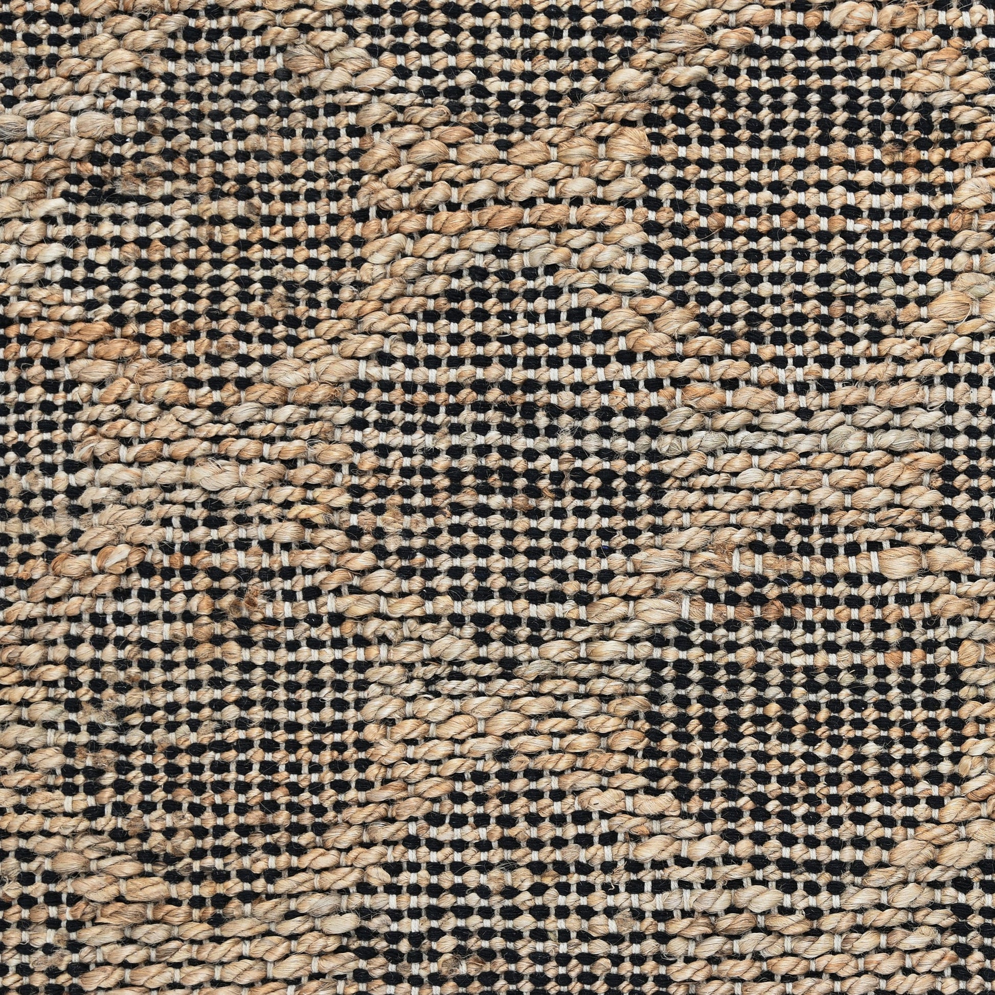 Ona 5 X 8 Handwoven Medium Area Rug, Black And Brown Diamond Lattice Design Black Brown Cotton