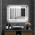 Homcom Led Bathroom Mirror With Lights, 35