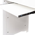 Home Office Computer Desk White Particle Board Mdf