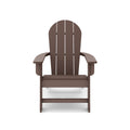 Brown Adirondack Chair Premium Hdpe Poly Lumber For Pool, Patio, And Garden Elegance No Adirondack Brown Weather Resistant Frame American Traditional Hdpe Hdpe