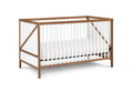 Pixie Zen 3 In 1 Crib In Walnut White Walnut Wood