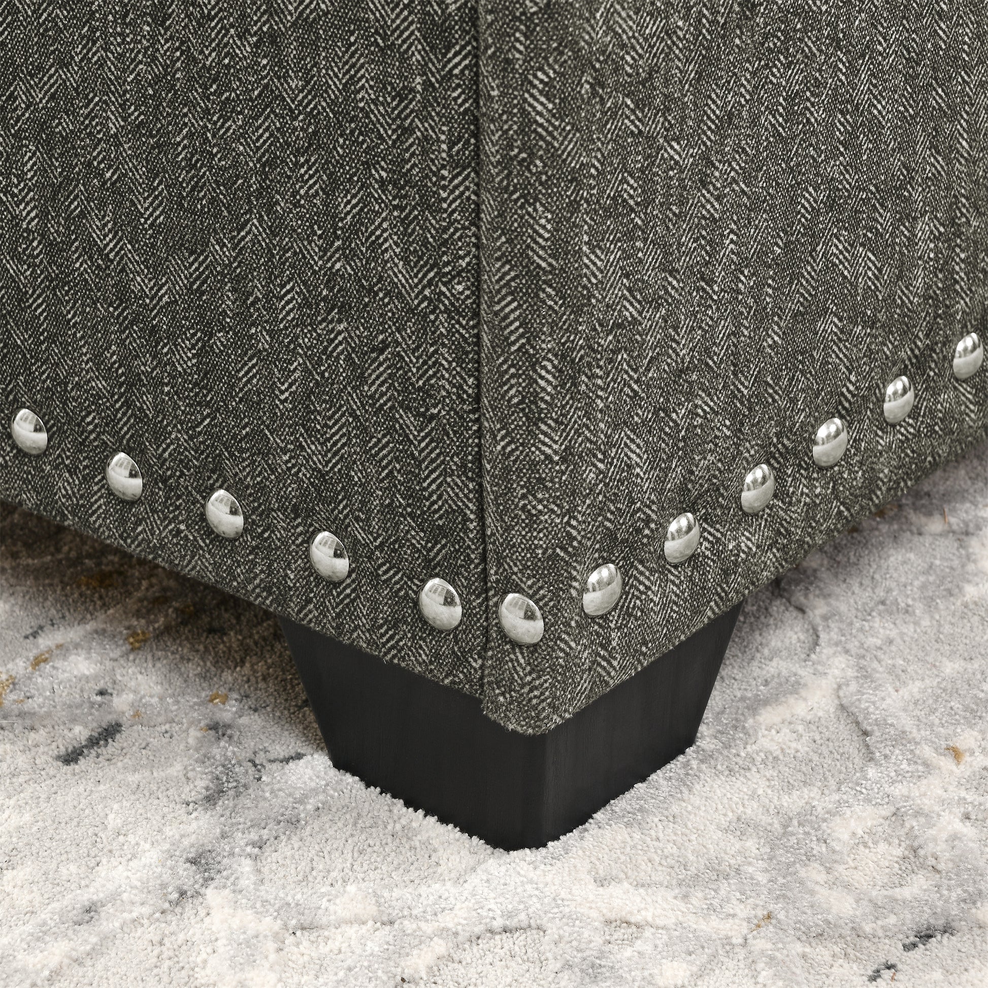 109 Inch Overisze 2 In 1 Pull Out Bed, Sectional Sleeper Sofa With Double Storage Chaise For Living Room, Grey Linen Couch Black Gray Linen Wood Primary Living Space Medium Soft Cushion Back American Design Poplar Foam Wood Fabric 4 Seat