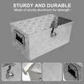 20 Inch Aluminum Truck Tool Box, Truck Bed Tool Storage Box With Side Handle,Lock And 2 Keys, 20.1