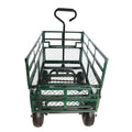 Wagon Cart Garden Cart Trucks Make It Easier To Transport Firewood Green Garden & Outdoor Metal