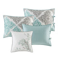 6 Piece Reversible Daybed Cover Set Aqua Daybed Aqua Cotton