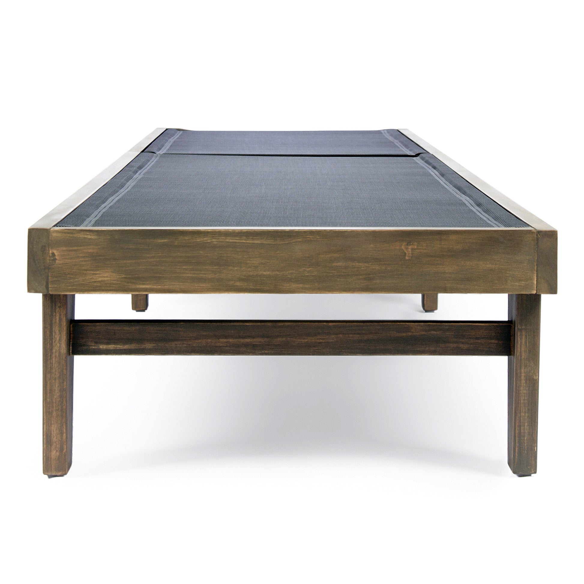 Summerland Chaise Lounge Dark Grey Mesh Dark Grey Aluminum