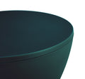 Dark Green Prince Stool Side Table Contemporary Modern Accent Stool In Whit Green Plastic