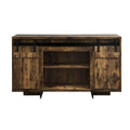 Rustic Oak Tv Stand With 2 Barn Doors Rustic Primary Living Space 50 59 Inches 60 Inches Wood