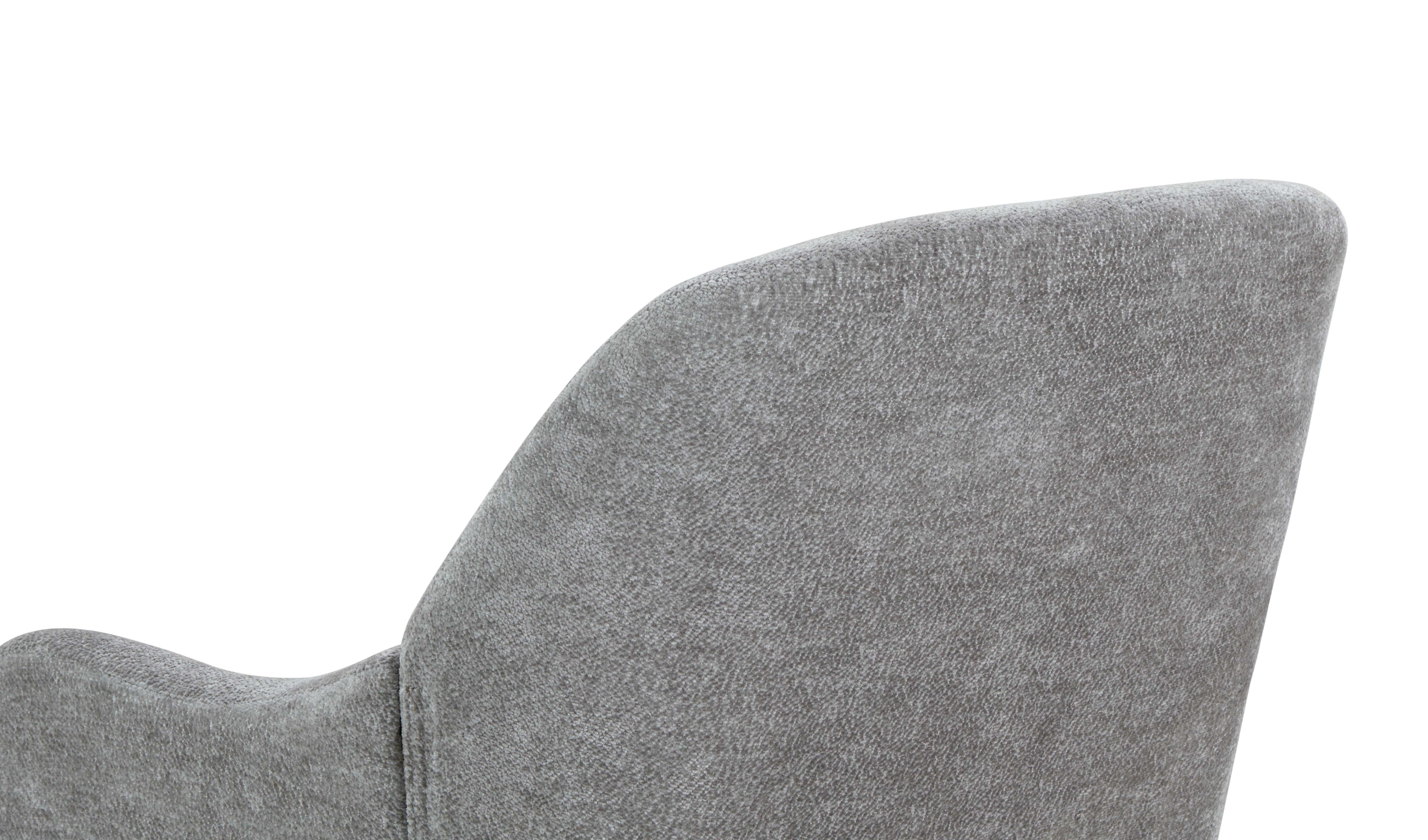 Chenille Armchair, Modern Style Accent Chair With Wood Legs, Comfy Des