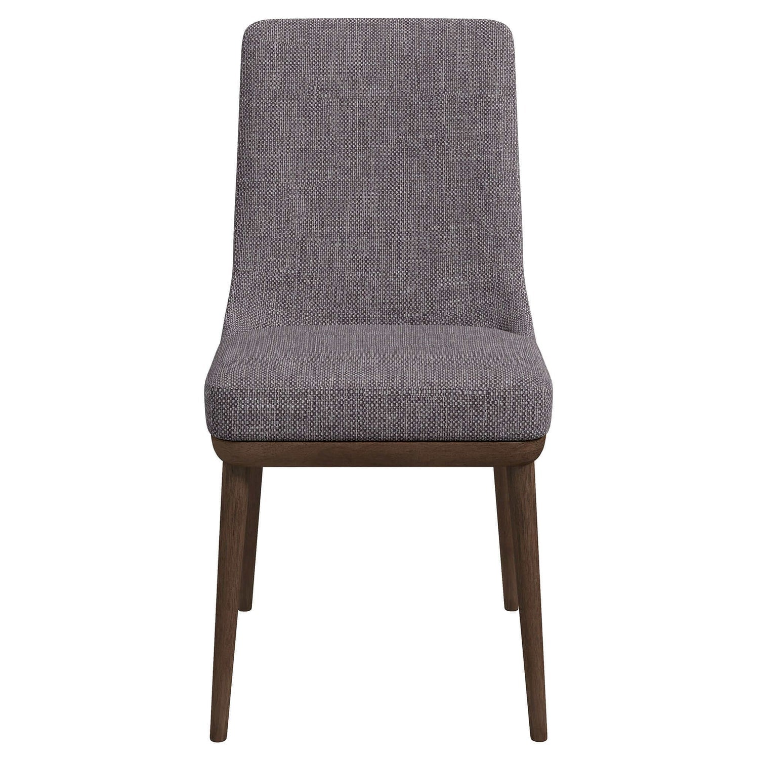 Kate Mid Century Modern Dining Chair Set Of 2 Grey Polyester