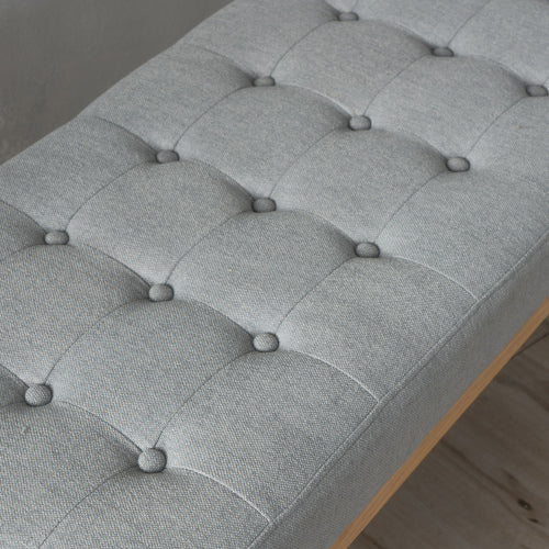 Ottoman Light Gray Fabric