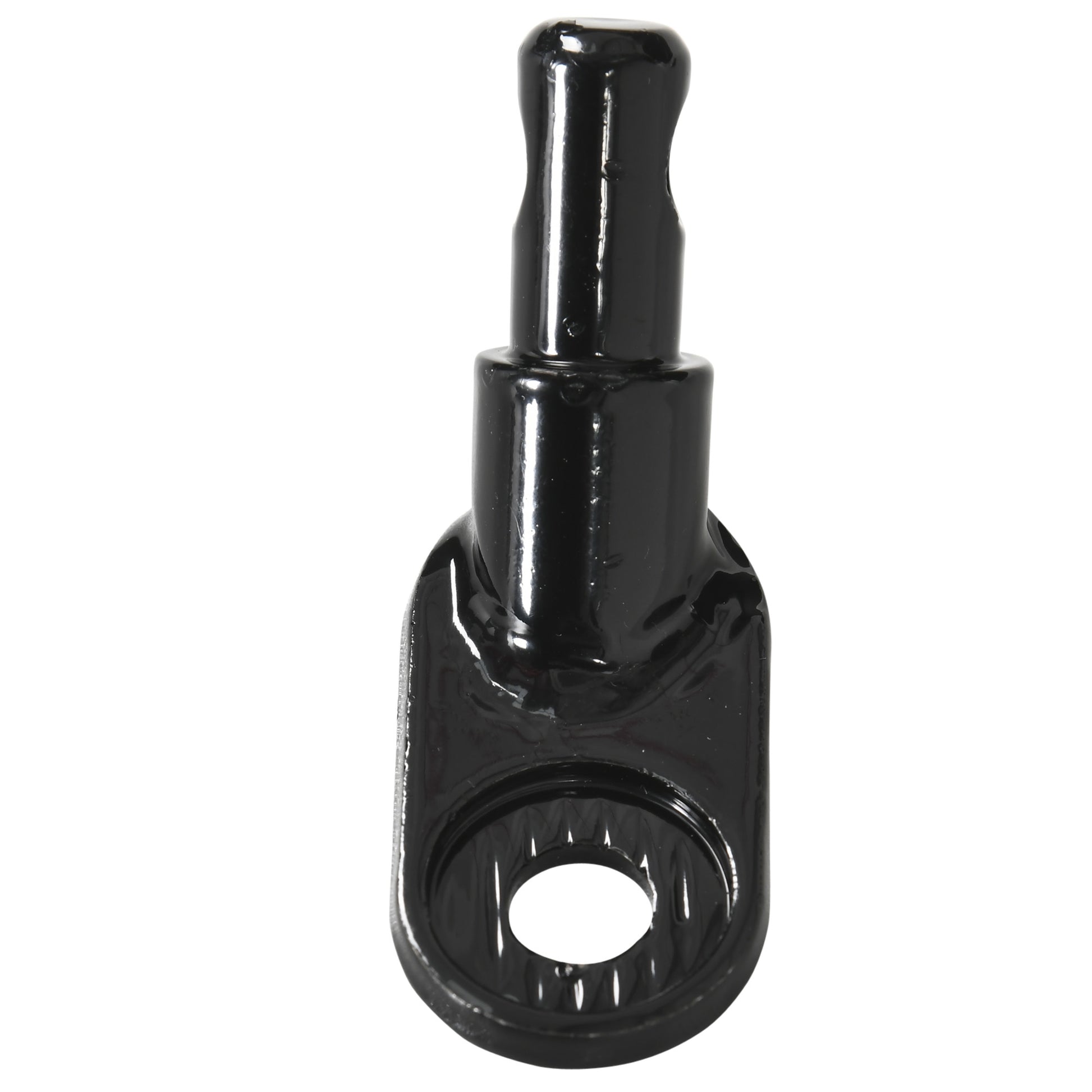 Aosom Steel Bike Trailer Coupler Attachment, Type 'B' Bicycle Trailer Hitch Connector For Cargo, Child And Pet Trailers Black Metal