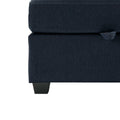 Oversized Modular Sectional Convertible Fabric Sofa Set,Extra Large Sectional Storage Seat Couch For Living Room, 3 Seat Modern Modular Sofa Blue Blue Polyester 3 Seat