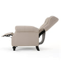 Push Rack Recliner Wheat Fabric