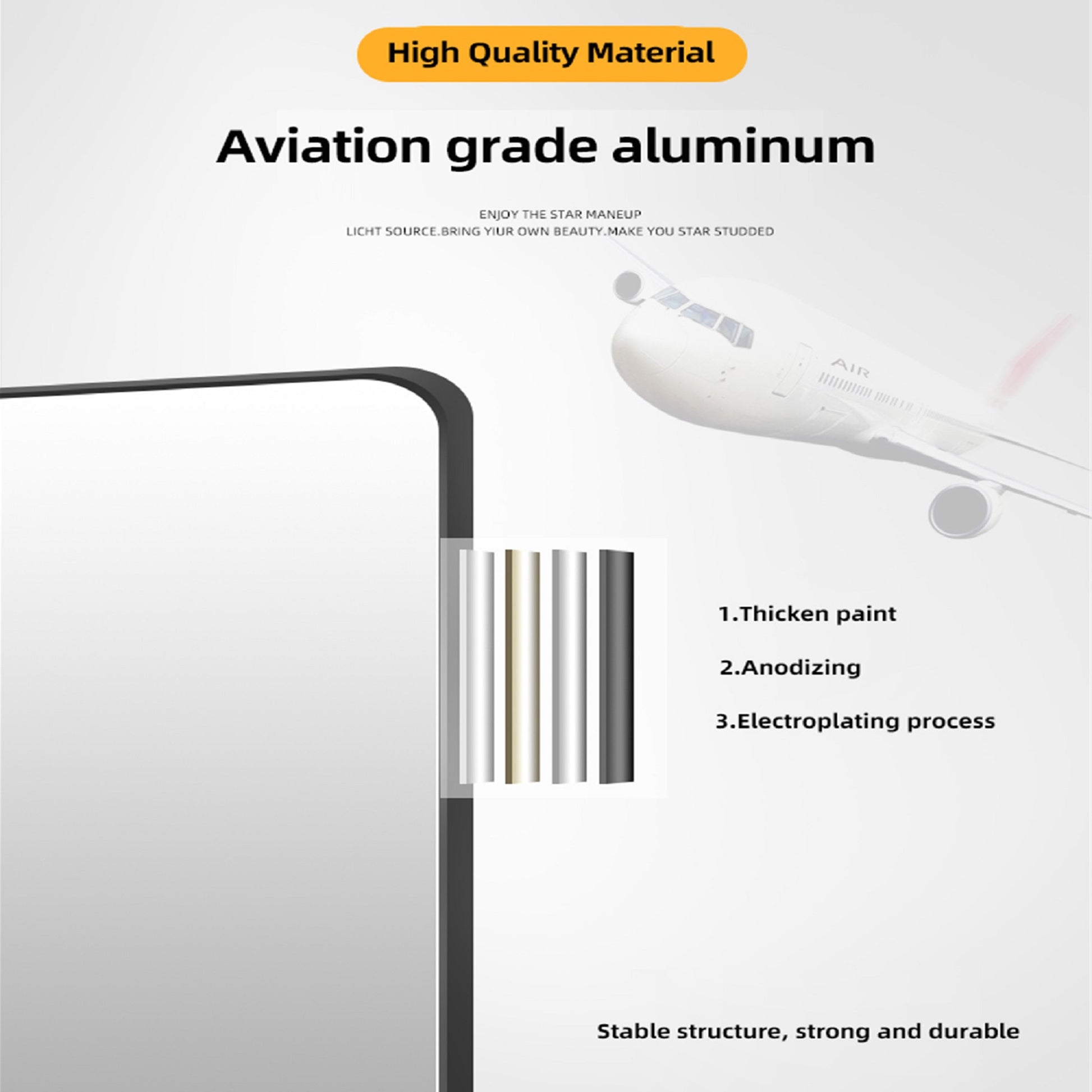 Aluminum Floor Mirror Full Length Mirrors Leaning Rounded Corner Rimless Standing Large Mirror Bedroom,Shop,Office,Hotel 5Mm Silver Mirror Black Glass