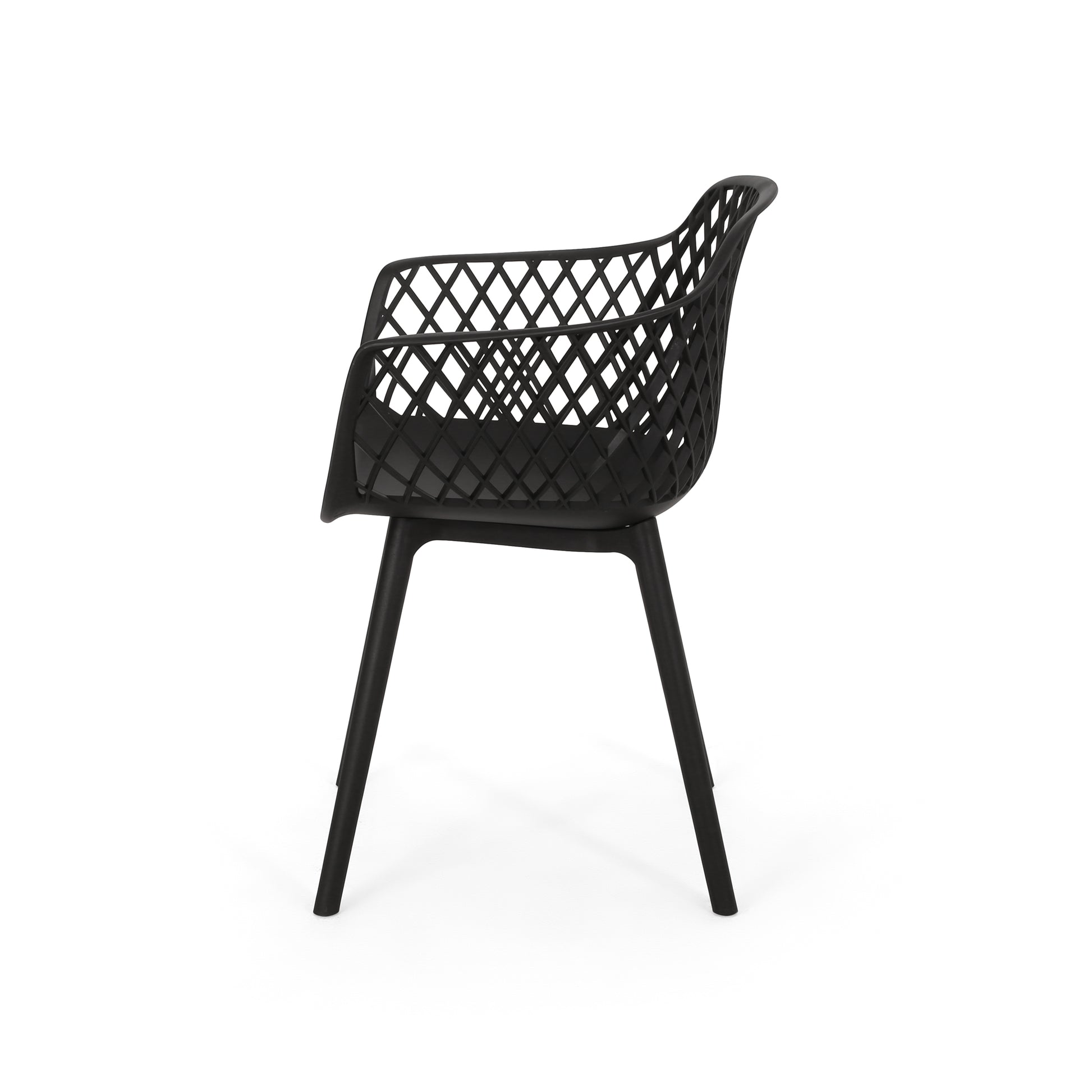 Poppy Chair Black Polypropylene