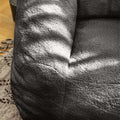 Bean Bag Chair With Filler, Bean Bag Sofa With Tufted Soft Stuffed Filling, Fluffy And Lazy Sofa, Comfy Cozy Beanbag Chairs With Memory Foam For Dorm, Apartment, Living Room, Black Black Primary Living Space Soft Casual,Modern Foam Teddy