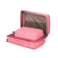 Pp Luggage Sets 3 Piece 20 24 28 , Expandable Carry On Luggage With Tsa Lock Airline Approved, Pp Materials Hard Shell And Lightweight Suitcase With Spinner Wheels Pink Pink Polypropylene