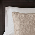 Reversible Quilt Set Khaki Full Queen Khaki Cotton