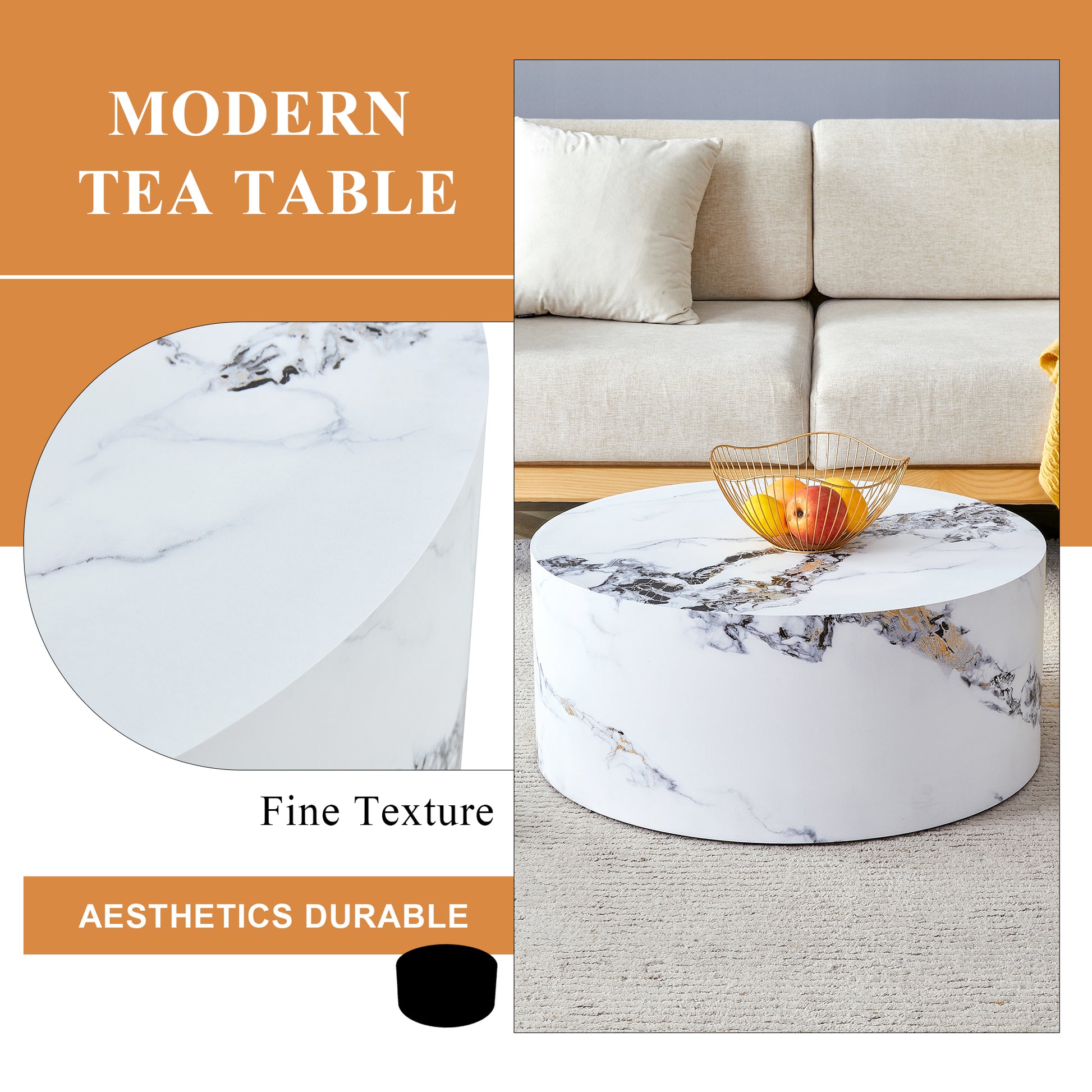 The Cylindrical Table With Its Patterned Design Can Be Easily Integrated Into A Variety Of Interior Styles, From Coffee Tables To Small Dining Tables, Workbenches Or Makeshift Writing Desks. White Mdf