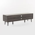 Tv Stand Gray 50 59 Inches Mdf Metal