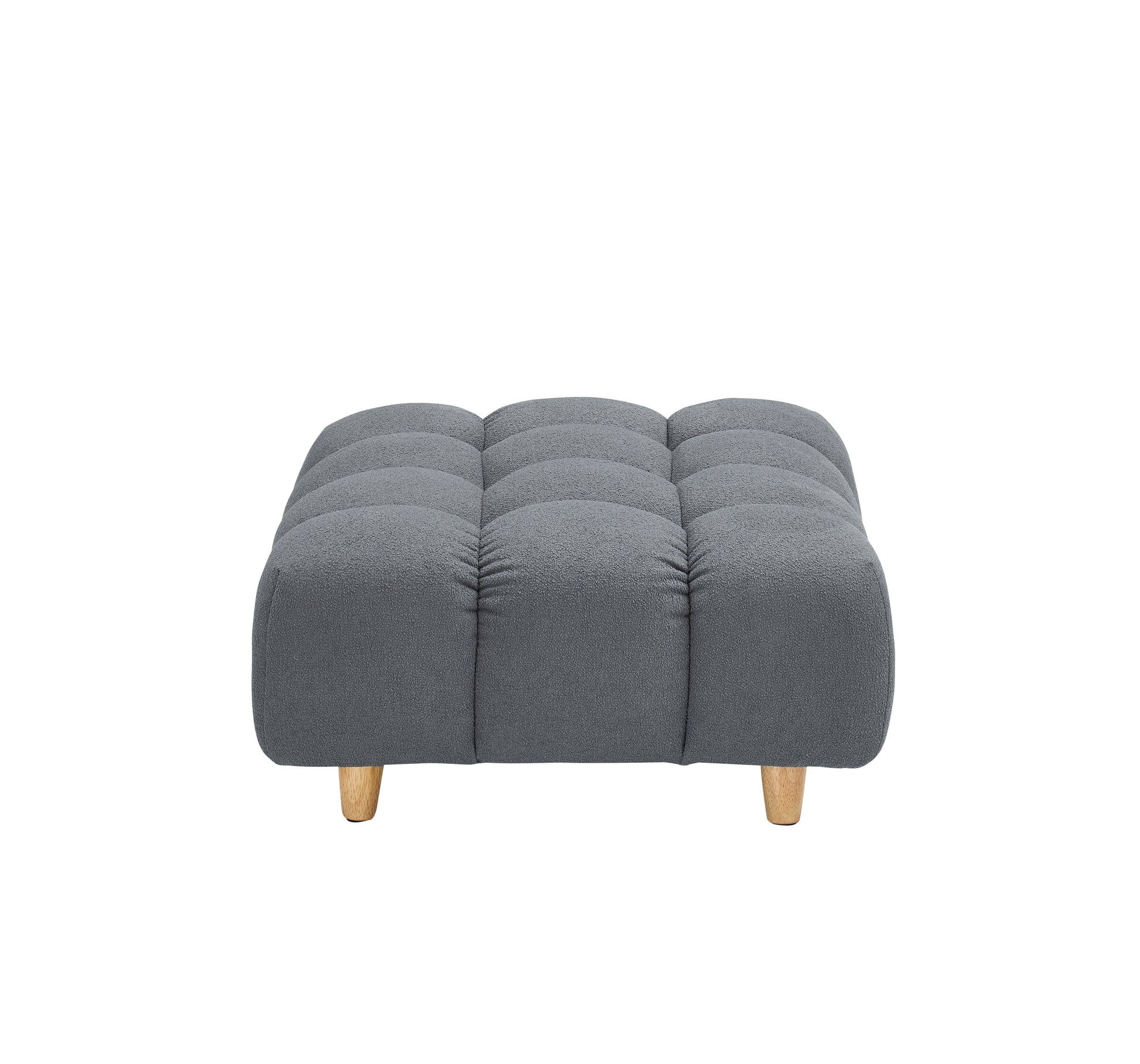 60 Inches Long, Teddy Sofa Fabric, With Spacious And Comfortable Seats, For Apartment Office Living Room Gray Gray Teddy 2 Seat