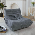 Floor Sofa Bean Bag Chair For Adults Fireside Bean Bag Lounger Memory Foam Chair For Home, Office, Apartment Or Gaming Venue Plain Grey Polyester Primary Living Space Firm Art Deco Armless Foam Polyester Blend